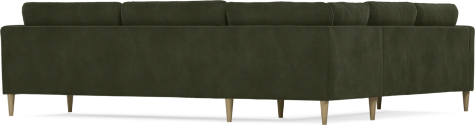Bridge - Hörnsoffa, 2+3-sits - Grön