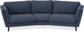 Madison - 3-sits soffa svängd, 90 cm - Blå