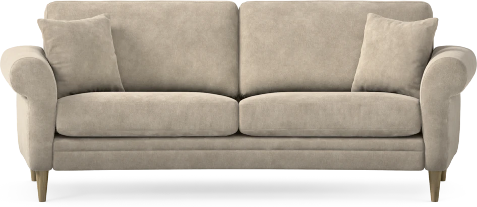 Eden - 2,5-sits soffa svängd - Beige