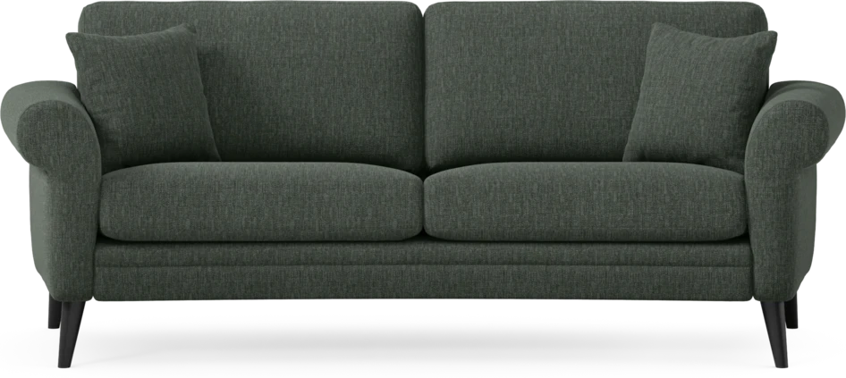 Eden - 2,5-sits soffa svängd - Grön