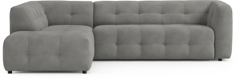 Bella - 3-sits soffa med divan vänster - Grå