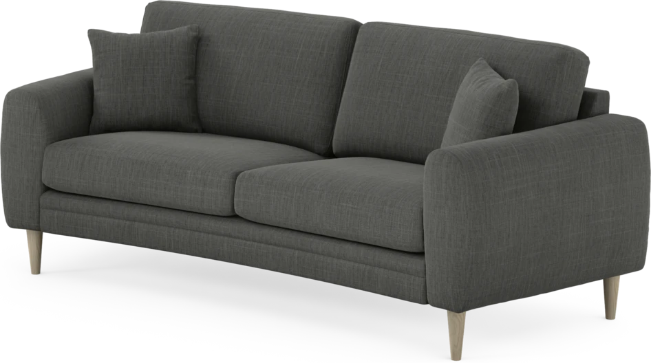Eden - 2,5-sits soffa svängd - Grå