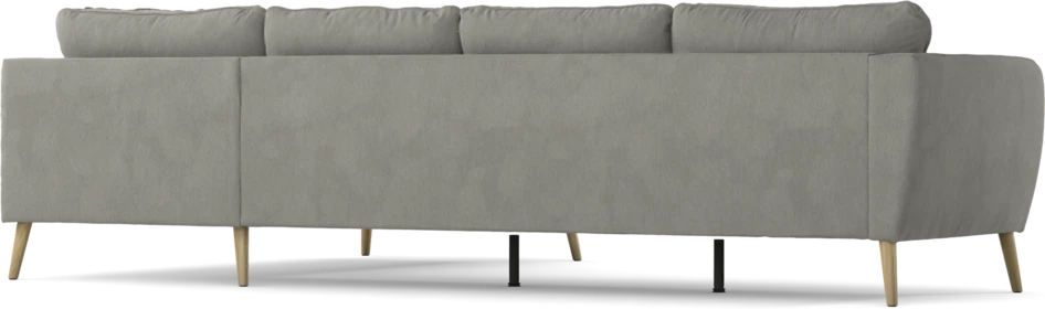County - 3-sits soffa med divan höger - Grå