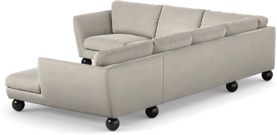 Madison Lux - Hörnsoffa med schäslong höger - Beige