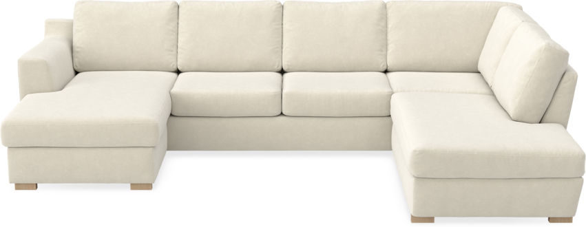 Friday - 3-sits soffa med schäslong vänster och divan höger - Beige