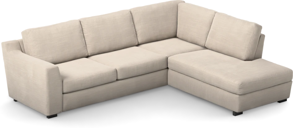 Friday - 2,5-sits soffa med divan höger - Beige