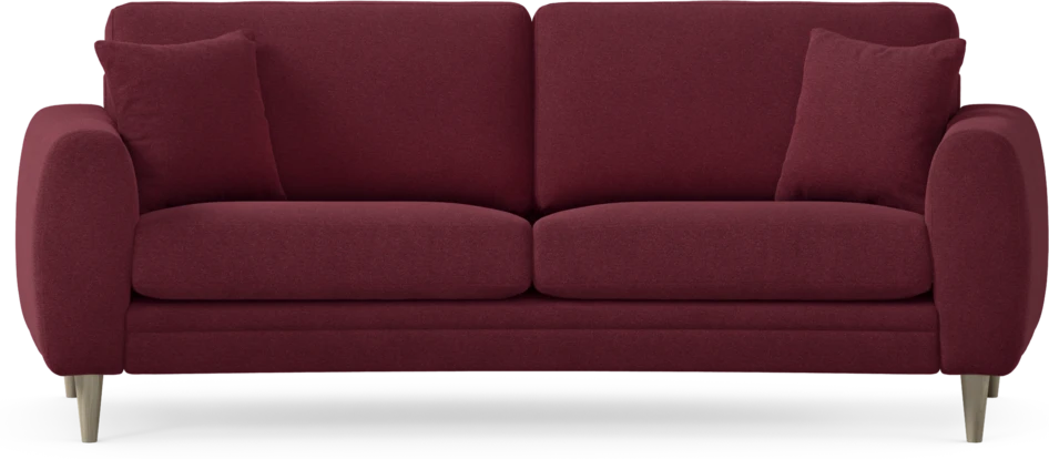 Eden - 2,5-sits soffa svängd - Röd