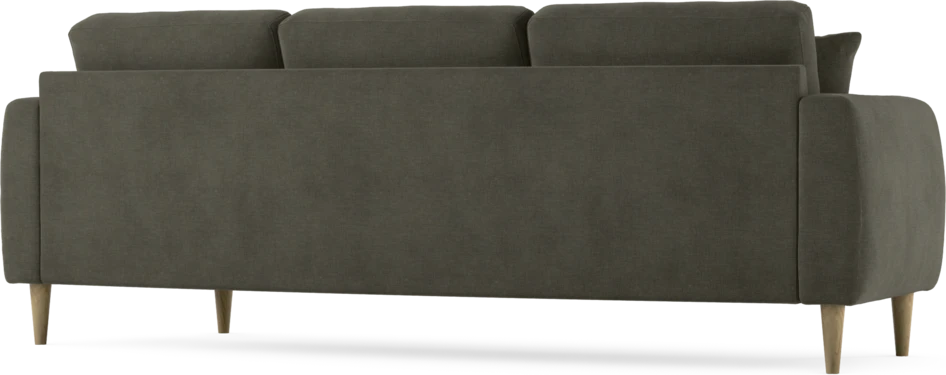 Eden - 3-sits soffa svängd - Grå