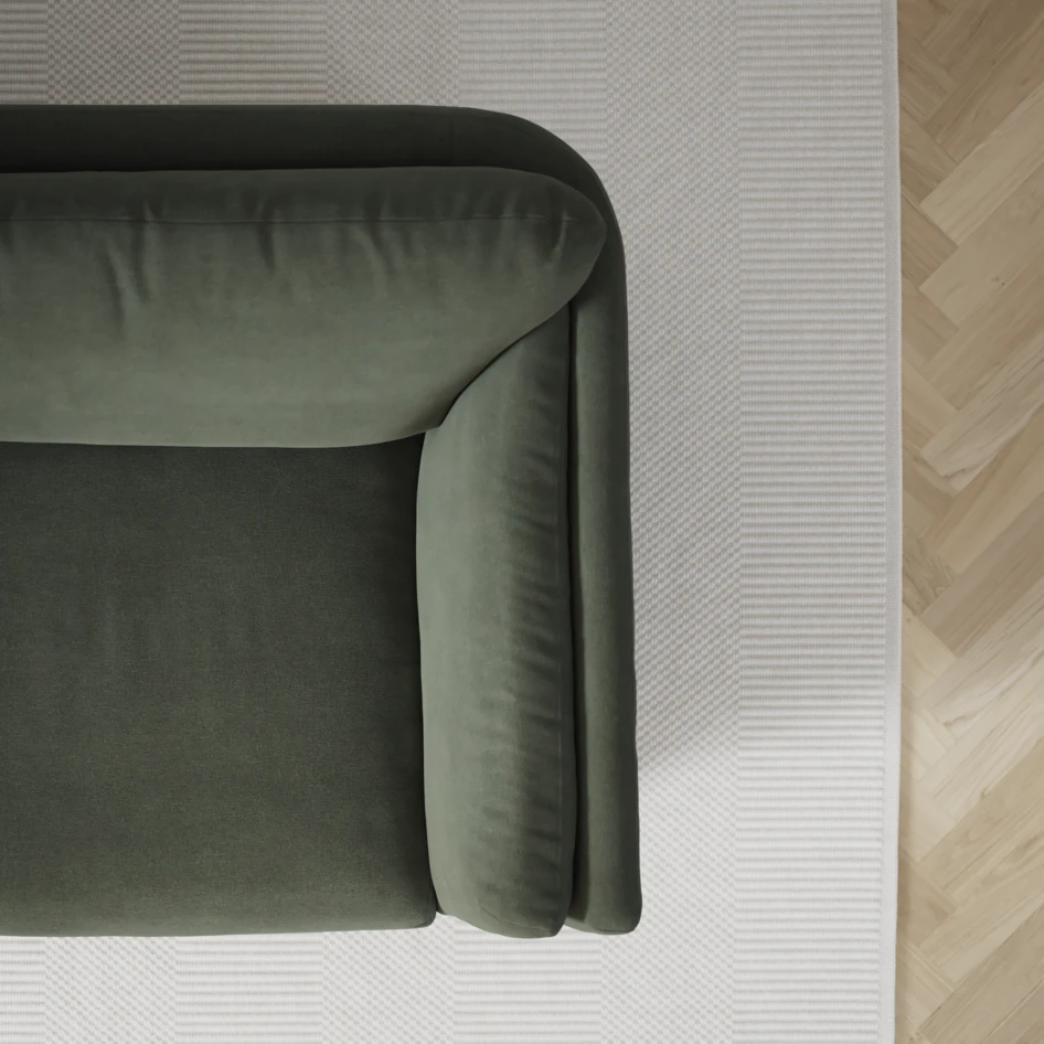 Madison Lux - Hörnsoffa 2+3-sits, hörn 2 - Grön