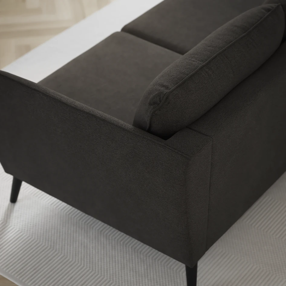 County - 4-sits soffa med divan vänster och schäslong höger - Brun