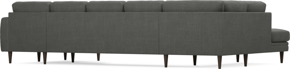 Eden - 3-sits soffa med divan vänster och schäslong höger - Grå