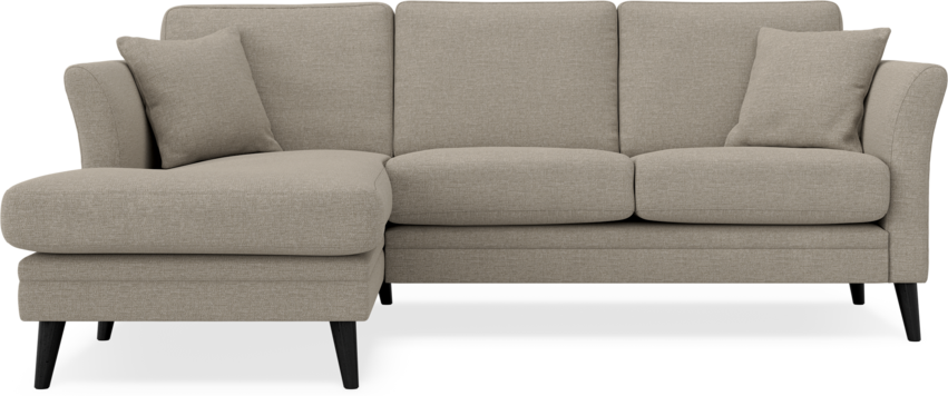 Eden - 2-sits soffa med schäslong - Beige