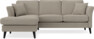 Eden - 2-sits soffa med schäslong - Beige