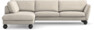 Madison - 3-sits soffa med divan vänster - Beige