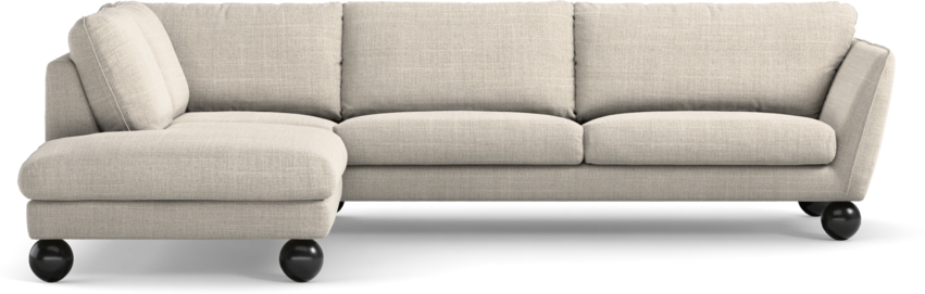 Madison - 3-sits soffa med divan vänster - Beige