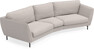 Madison - 3-sits soffa svängd, 90 cm - Grå