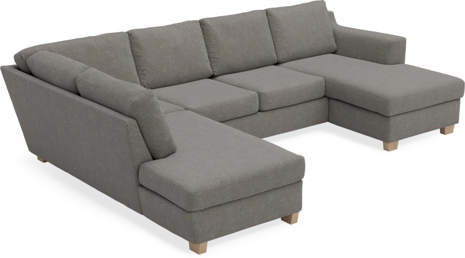 Friday - 3-sits soffa med divan vänster och schäslong höger - Grå