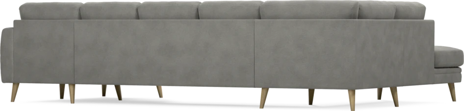 Eden - 3-sits soffa med divan vänster och schäslong höger - Grå