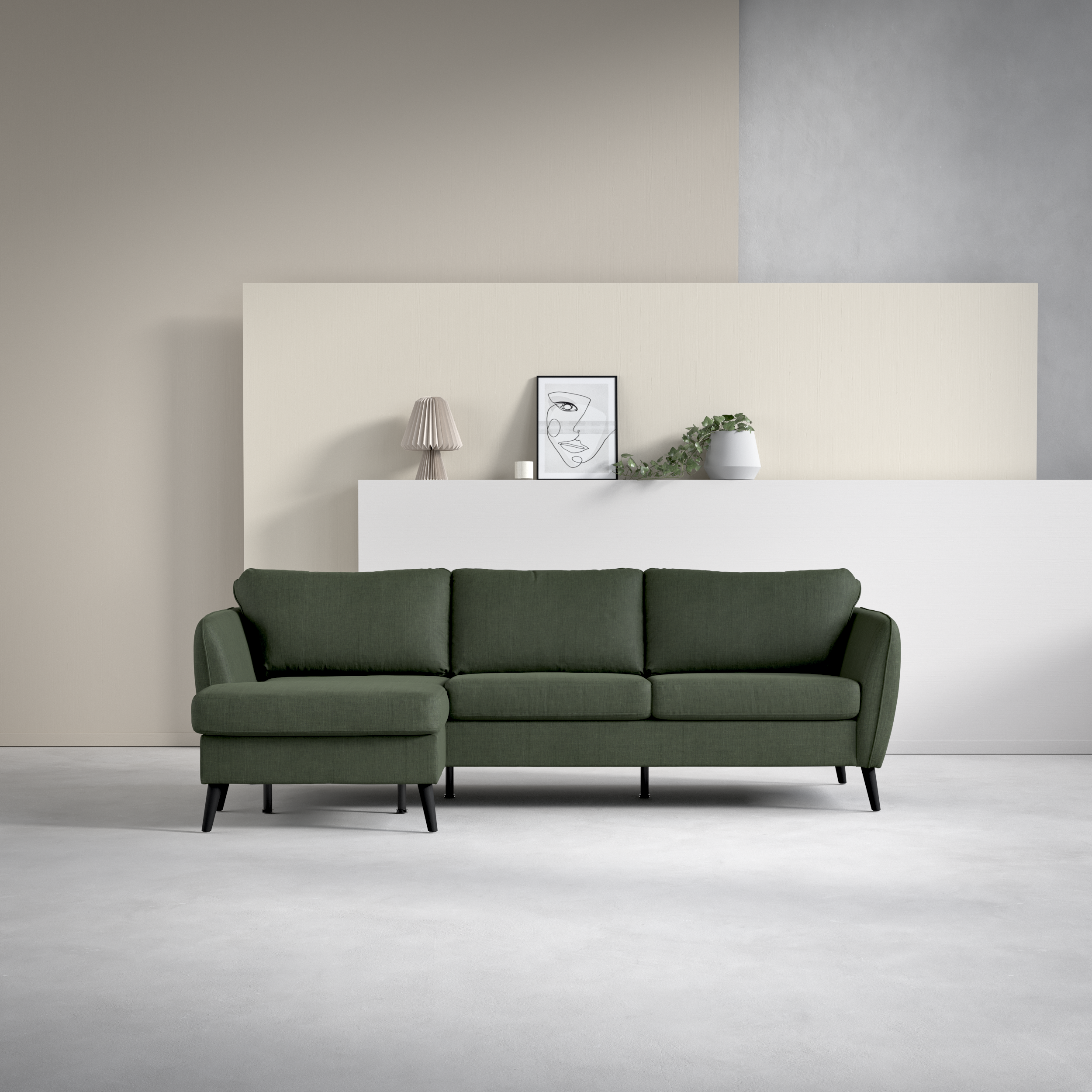 County - 3-sits soffa med flyttbar schäslong - inspiration