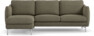 Madison Lux - 2-sits soffa med schäslong vänster - Brun