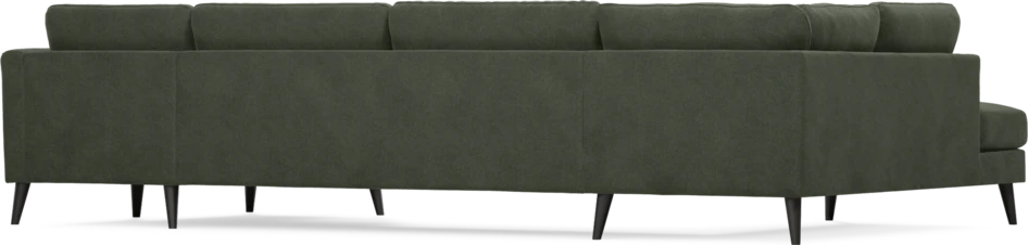 Bridge - 3-sits soffa med divan vänster och schäslong höger - Grön