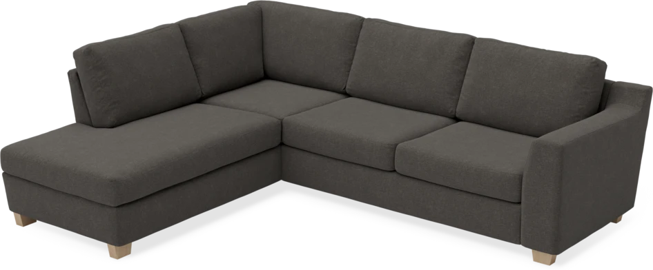 Friday - 2,5-sits soffa med divan vänster - Grå