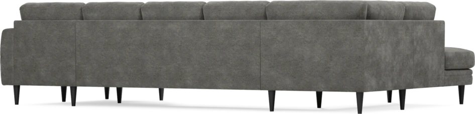 Eden - 3-sits soffa med divan vänster och schäslong höger - Grå