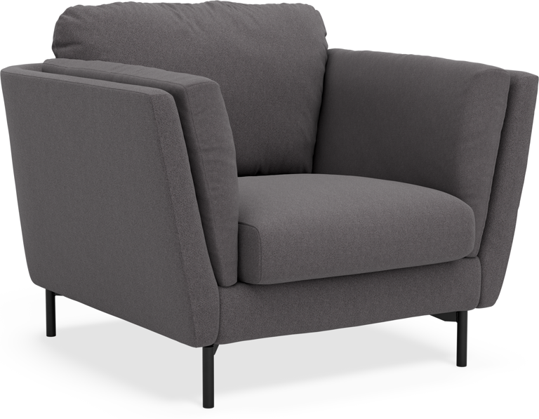 Madison Lux - Fåtölj, 70 cm - Grå