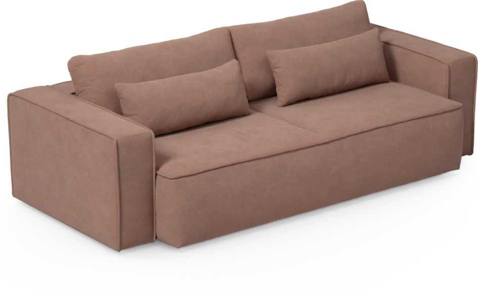Ide - Bäddsoffa 3-sits - Rosa