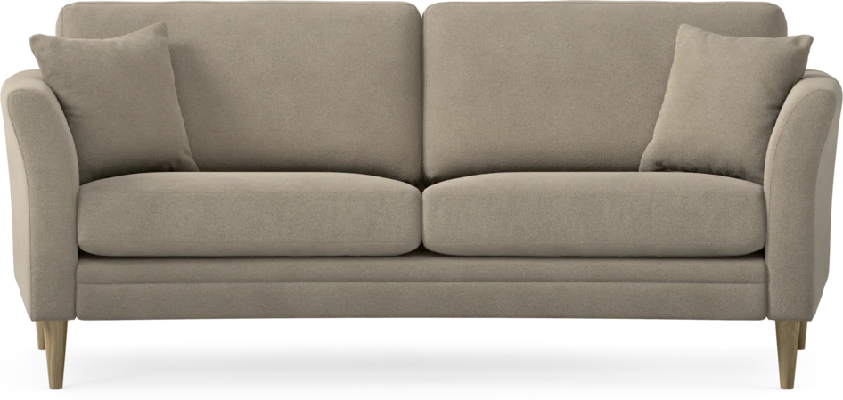 Eden - 2,5-sits soffa svängd - Beige