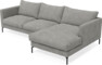 Impression Delux - 3-sits soffa med schäslong höger - Grå