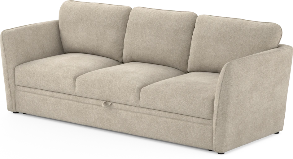Öland - Bäddsoffa 3-sits, längsbäddad - Beige