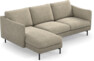 Madison Lux - 2-sits soffa med schäslong vänster - Beige