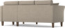 Eden - 2-sits soffa med schäslong - Beige
