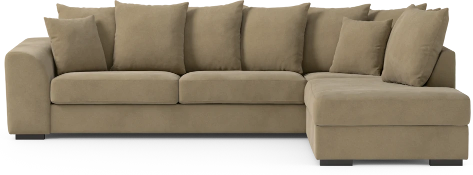 Town - 3-sits soffa med divan höger - Beige
