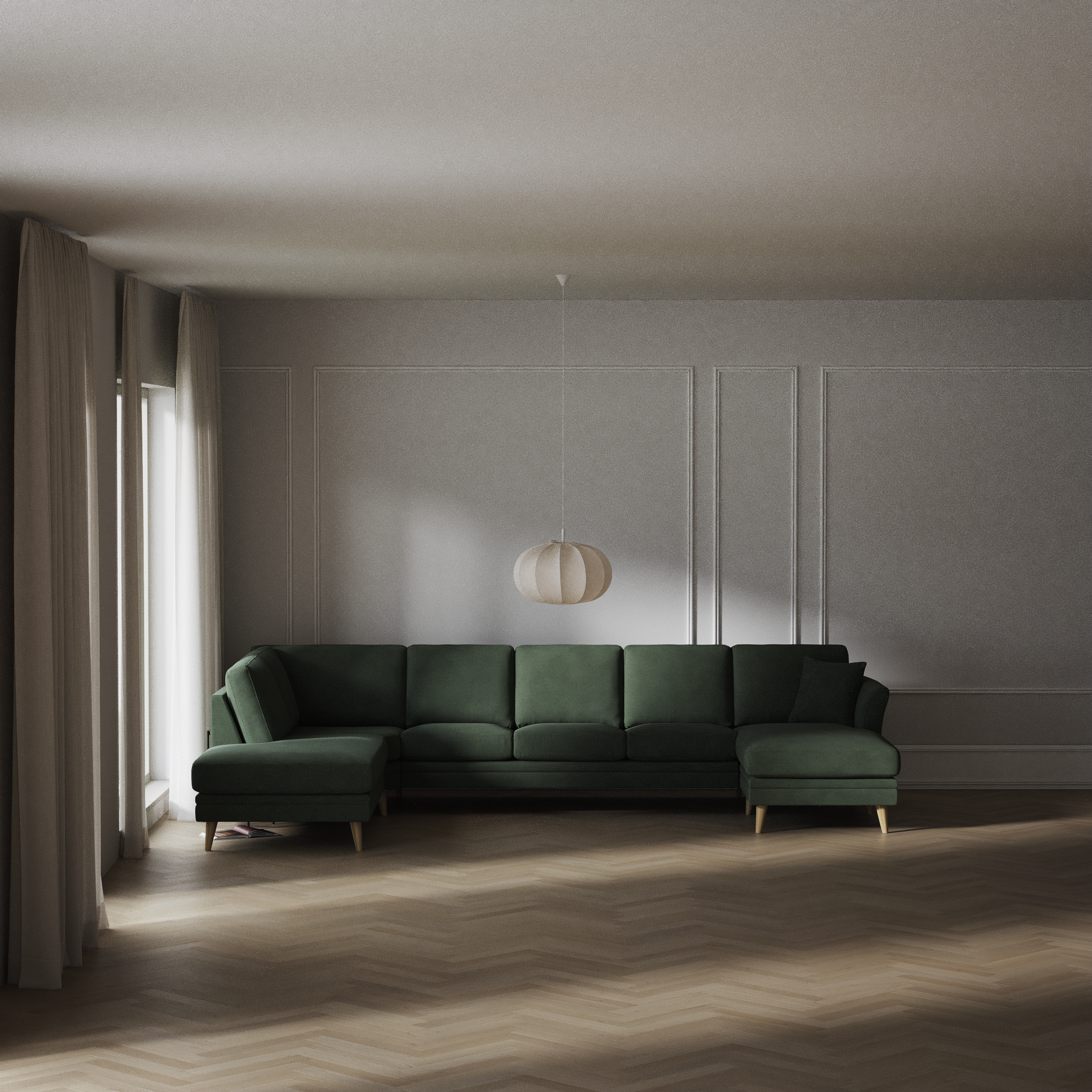 Eden - 3-sits soffa med divan vänster och schäslong höger - inspiration
