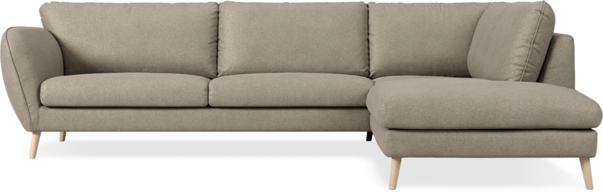 Madison Lux - 3-sits soffa med divan höger - Beige