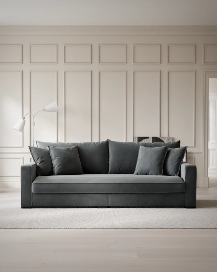 Rossi - 3-sits soffa, hel dyna - inspiration