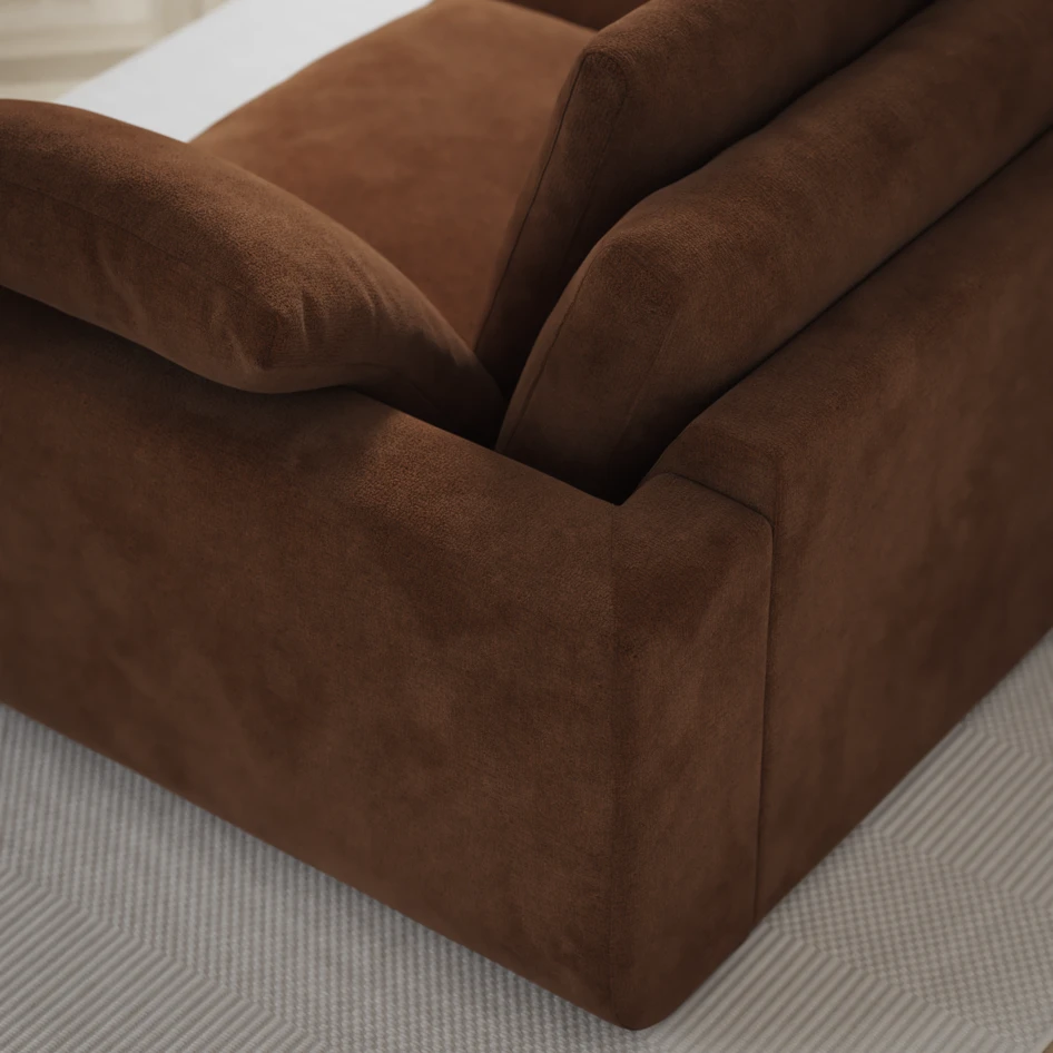 Amie - 4-sits soffa - Orange