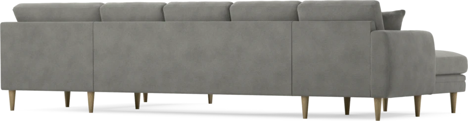 Eden - 3-sits soffa med schäslong vänster och divan höger - Grå