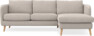 Madison - 2-sits soffa med schäslong höger - Beige