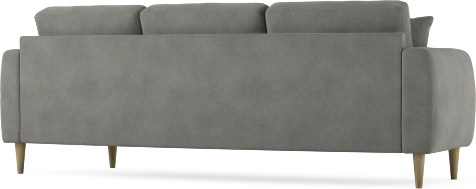 Eden - 3-sits soffa svängd - Grå