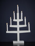 Trapp - Adventsljusstake 7-arm - Vit