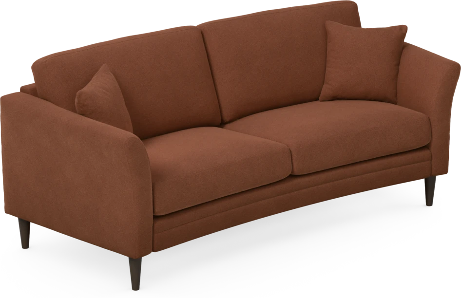 Eden - 2,5-sits soffa svängd - Orange