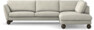 Madison Lux - 3-sits soffa med divan höger - Grå