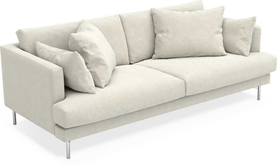 Harper - 3-sits soffa - Vit