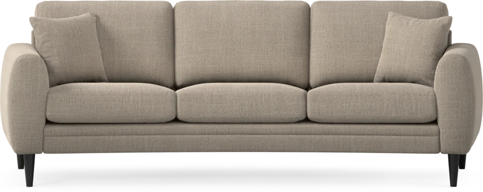 Eden - 3-sits soffa svängd - Beige