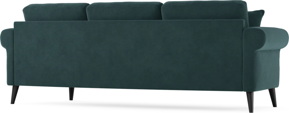 Eden - 3-sits soffa svängd - Blå