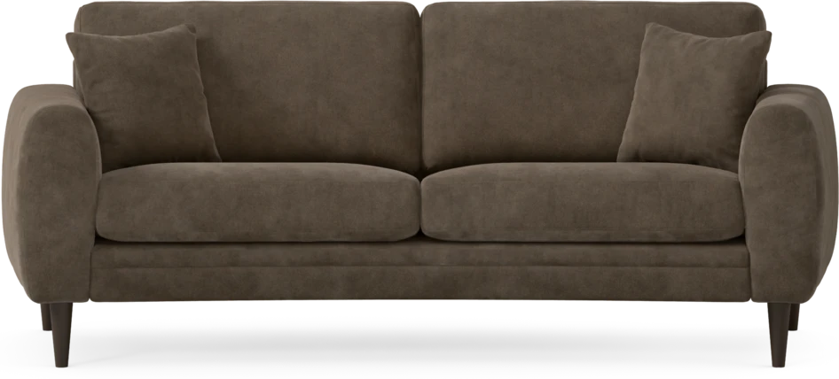 Eden - 2,5-sits soffa svängd - Brun