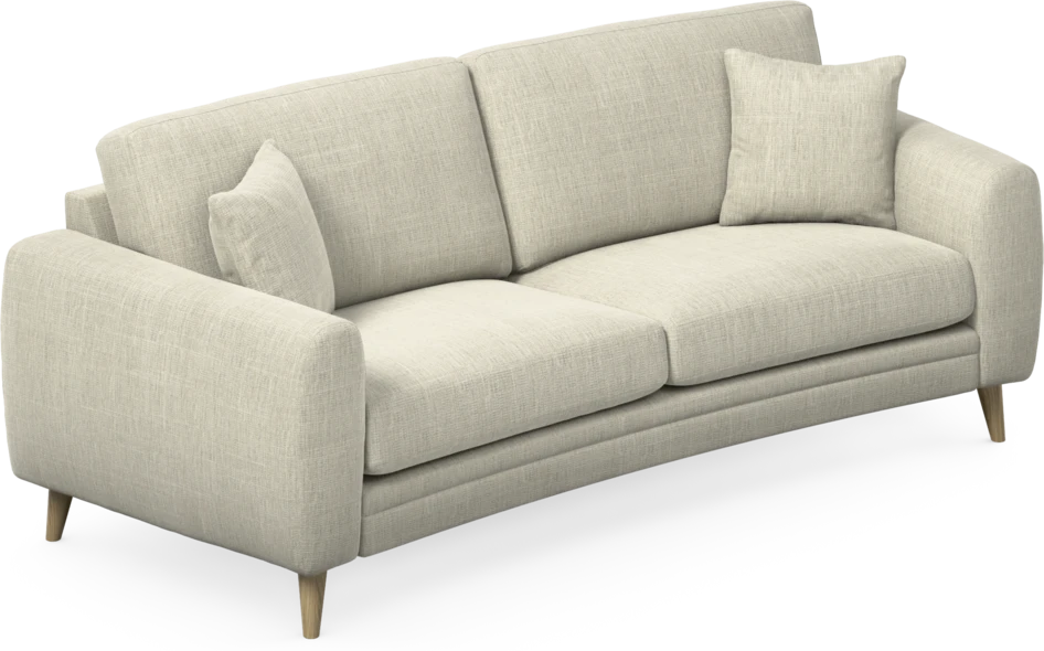 Eden - 2,5-sits soffa svängd - Beige